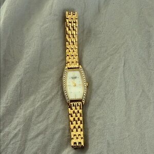 Citizen Gold Bracelet Watch with White Dial